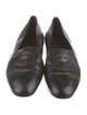 Chanel Interlocking CC Logo Leather Loafers