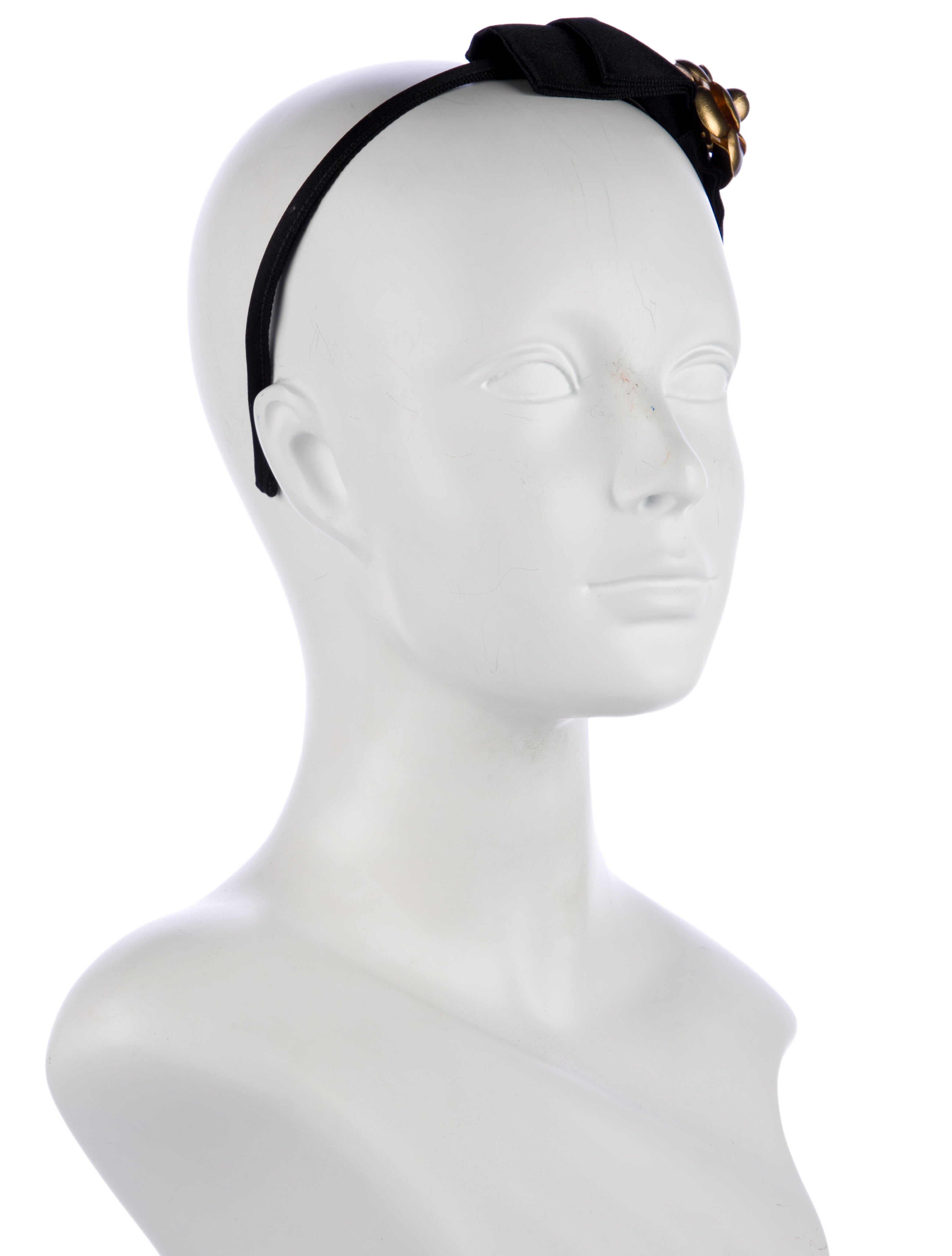 Chanel Camellia CC Silk Headband