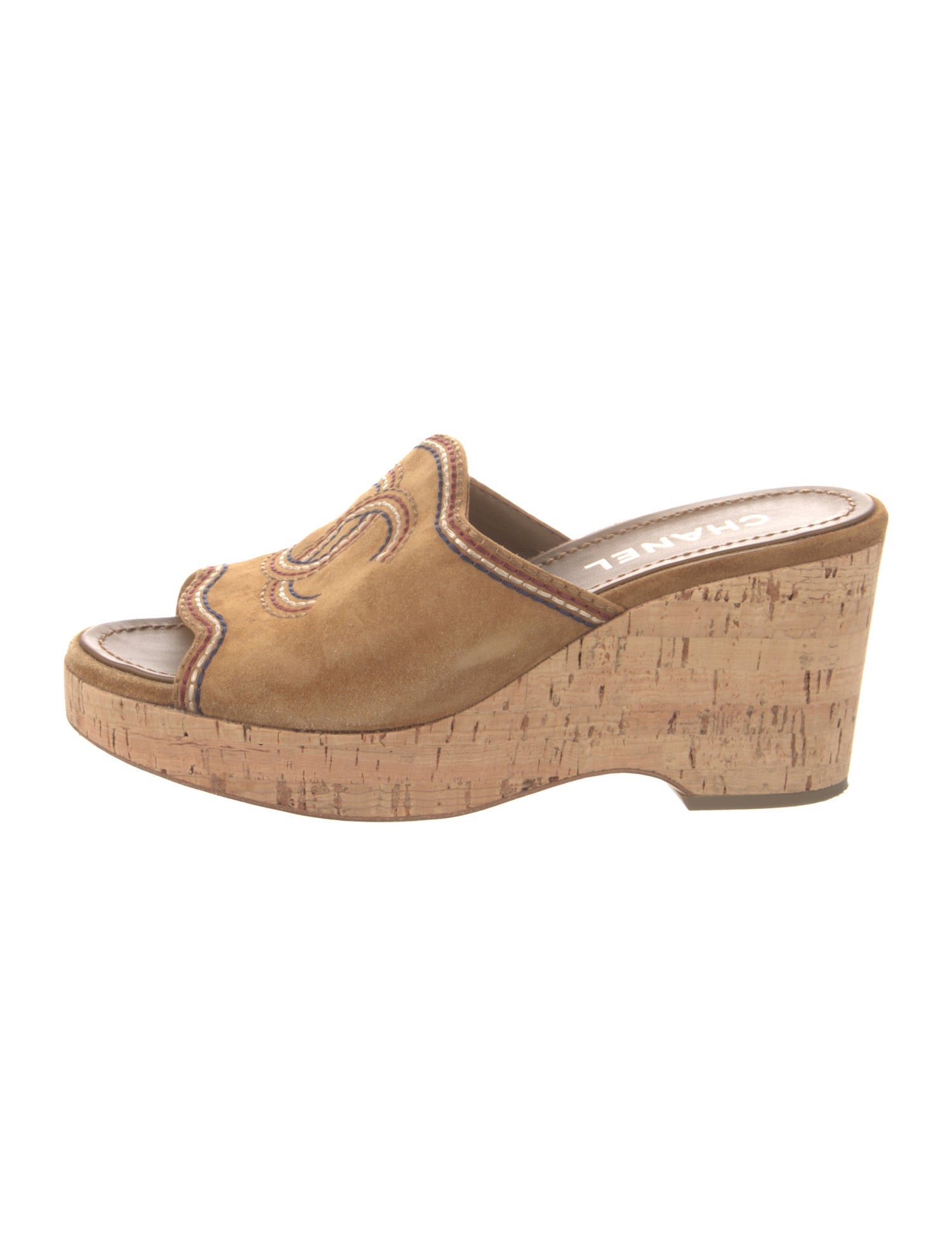 Chanel 2021 Interlocking CC Logo Slides