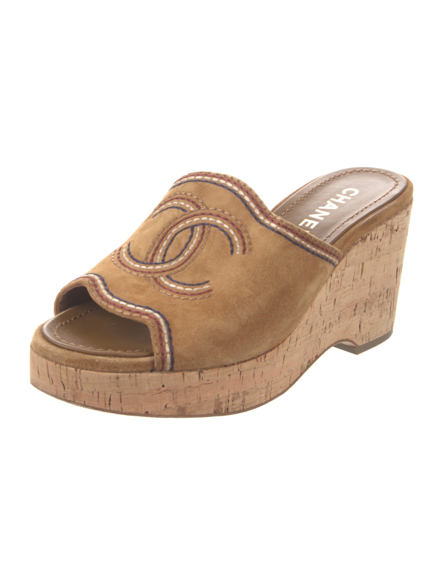 Chanel 2021 Interlocking CC Logo Slides