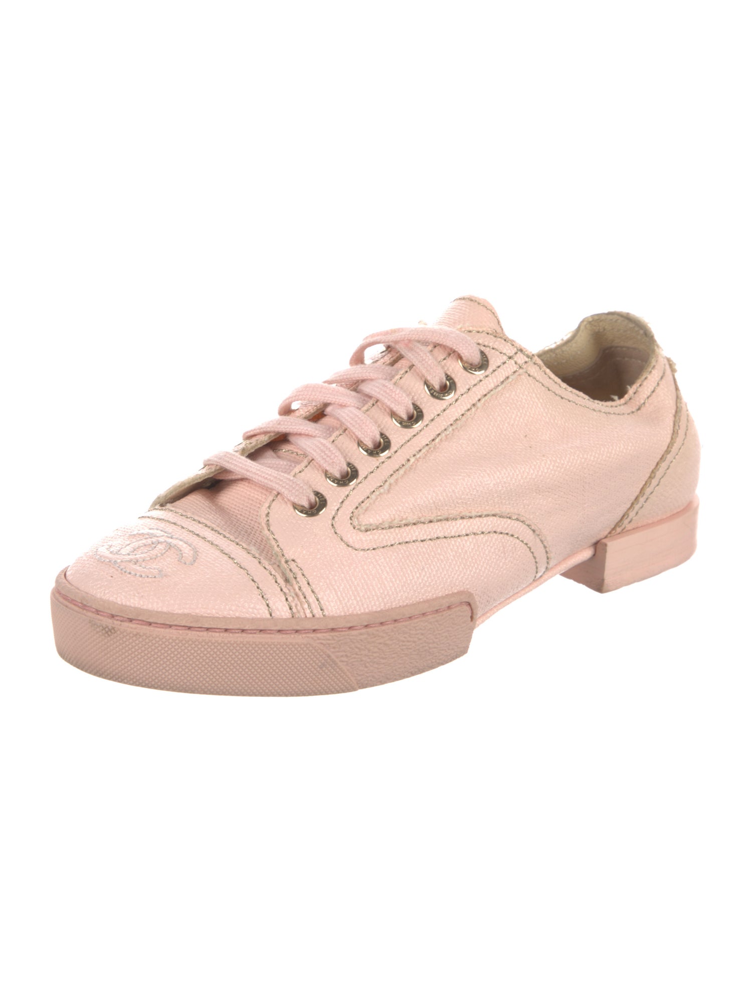 Chanel Interlocking CC Logo Sneakers