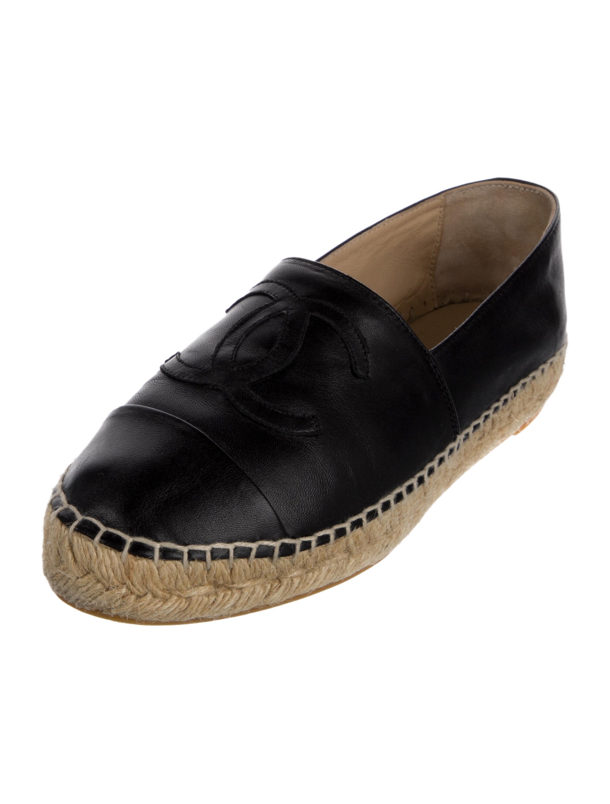 Chanel 2016 Interlocking CC Logo Espadrilles