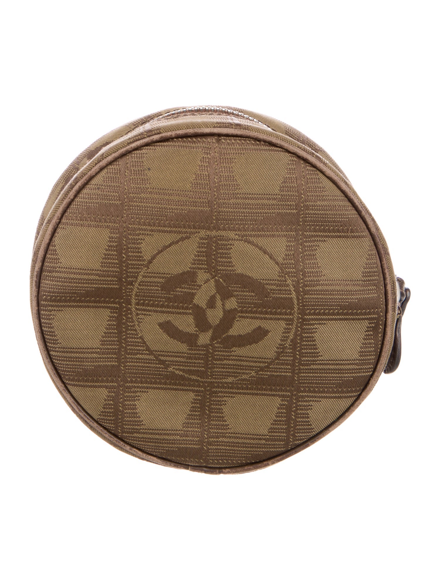 Chanel Travel Ligne Round Wristlet