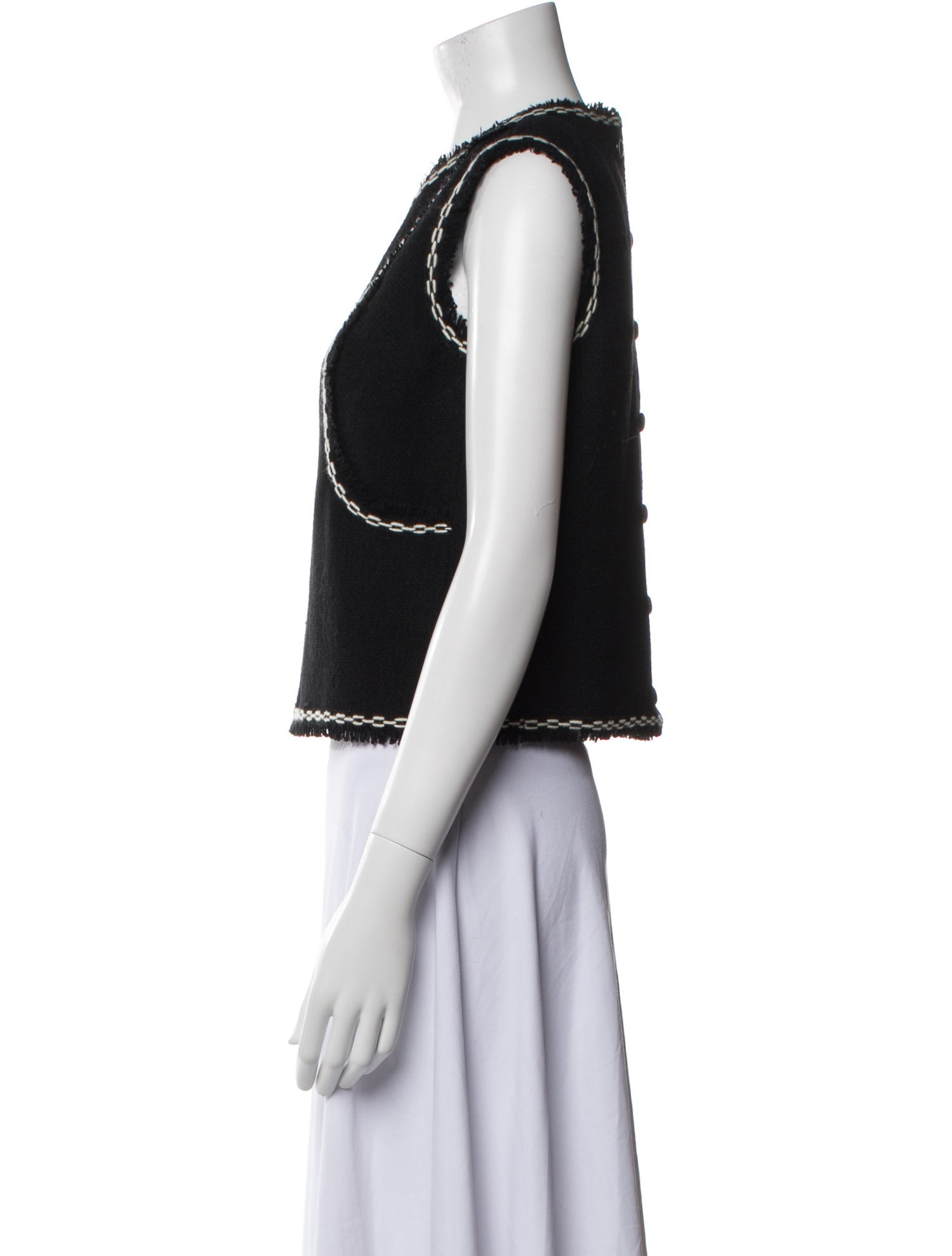 Chanel 2004 Wool Crop Top