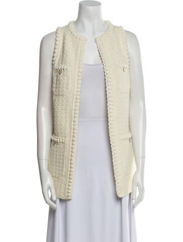 Chanel Jackets 2022 Patterned Vest Us2, Fr34 | XS