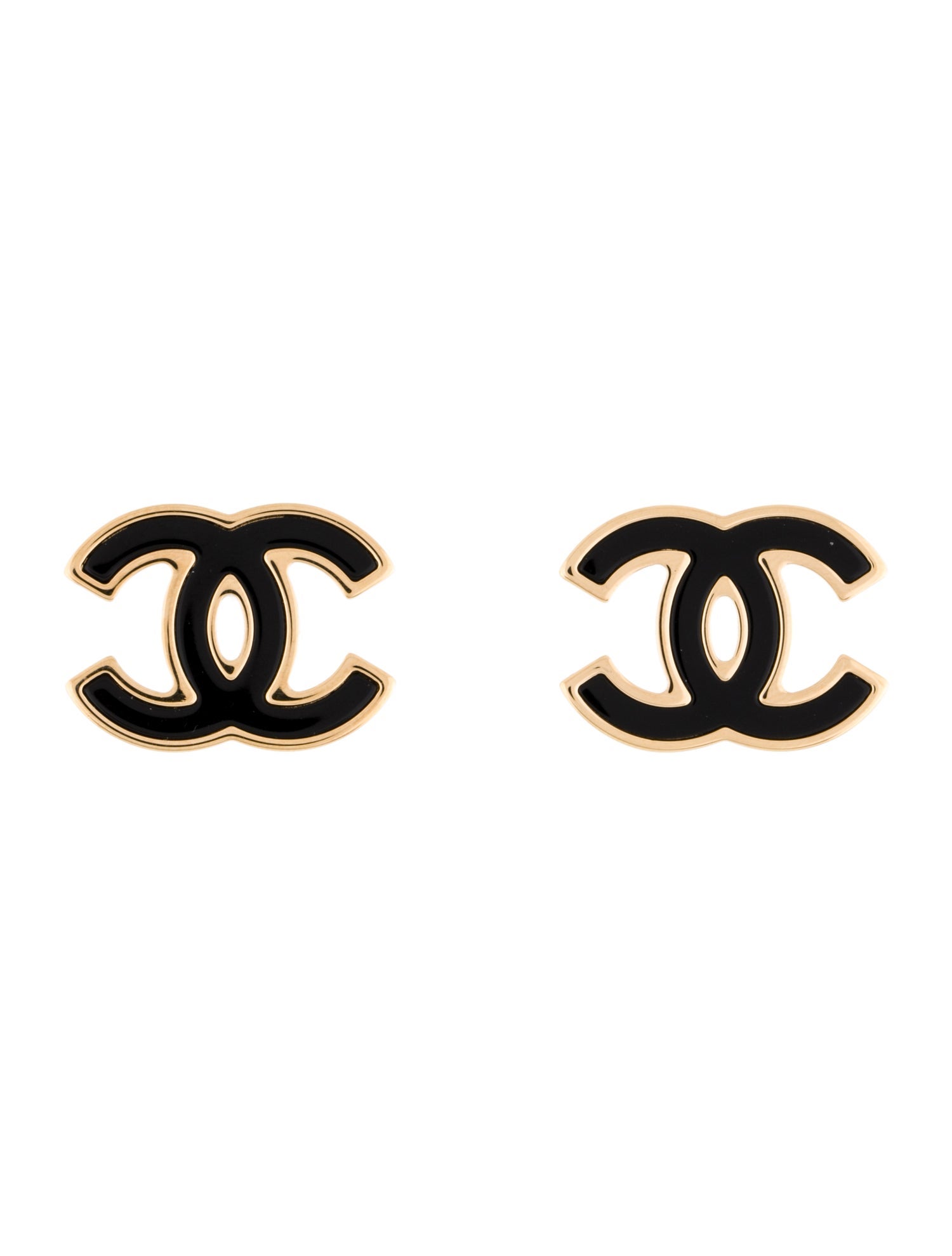 Chanel 2024 Resin CC Stud Earrings