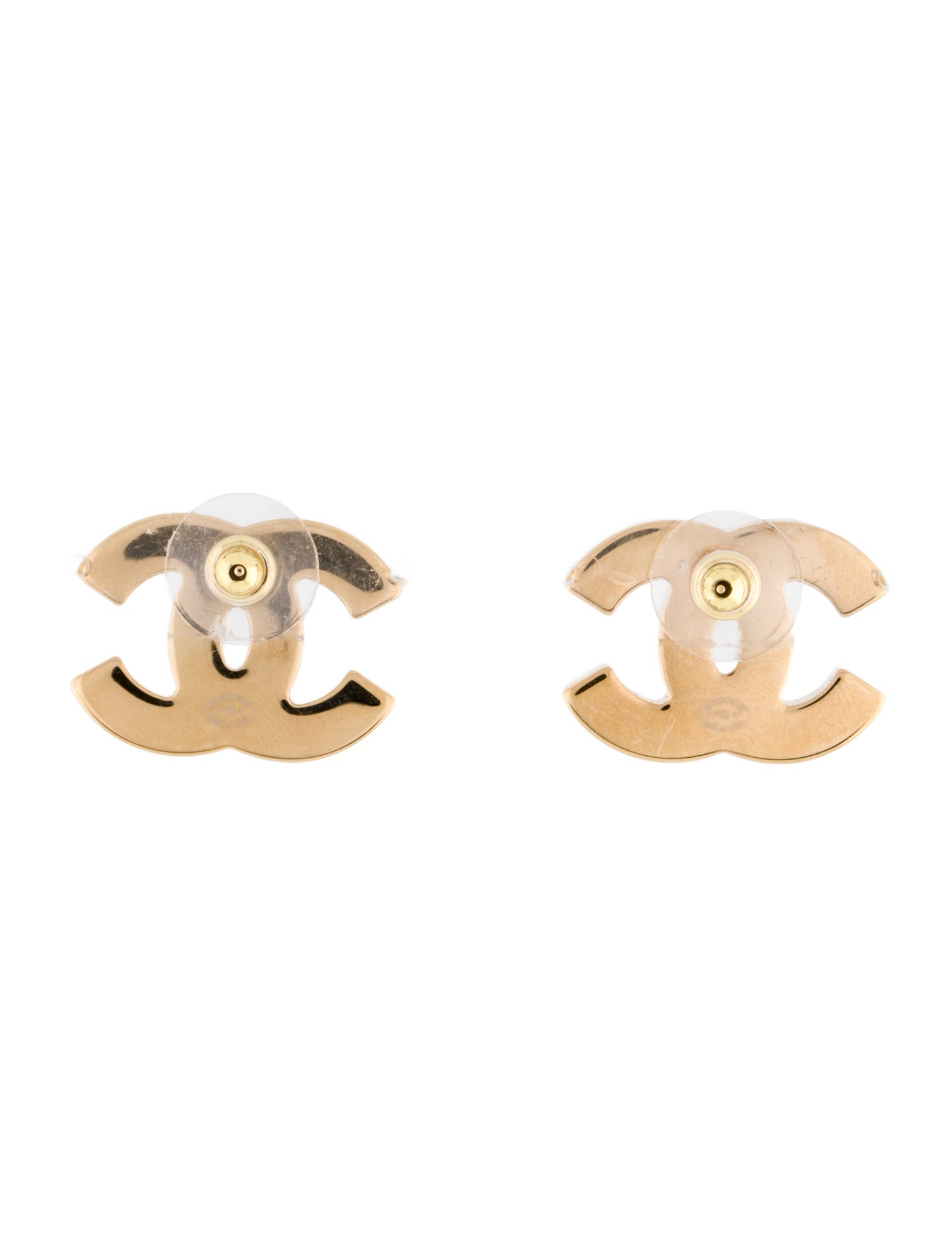 Chanel 2024 Resin CC Stud Earrings