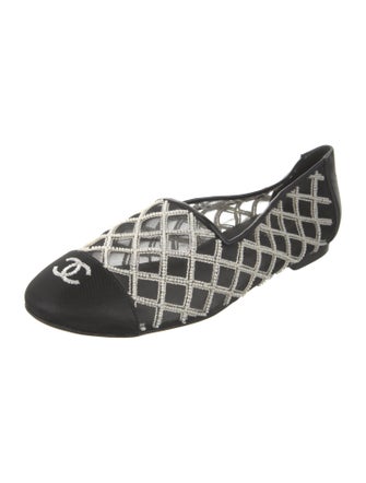 Chanel 2019 Interlocking CC Logo Ballet Flats