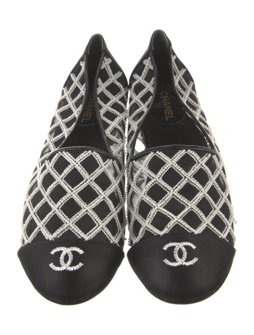 Chanel 2019 Interlocking CC Logo Ballet Flats