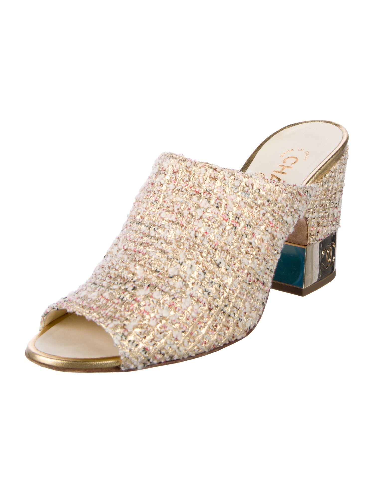 Chanel 2018 Interlocking CC Logo Mules