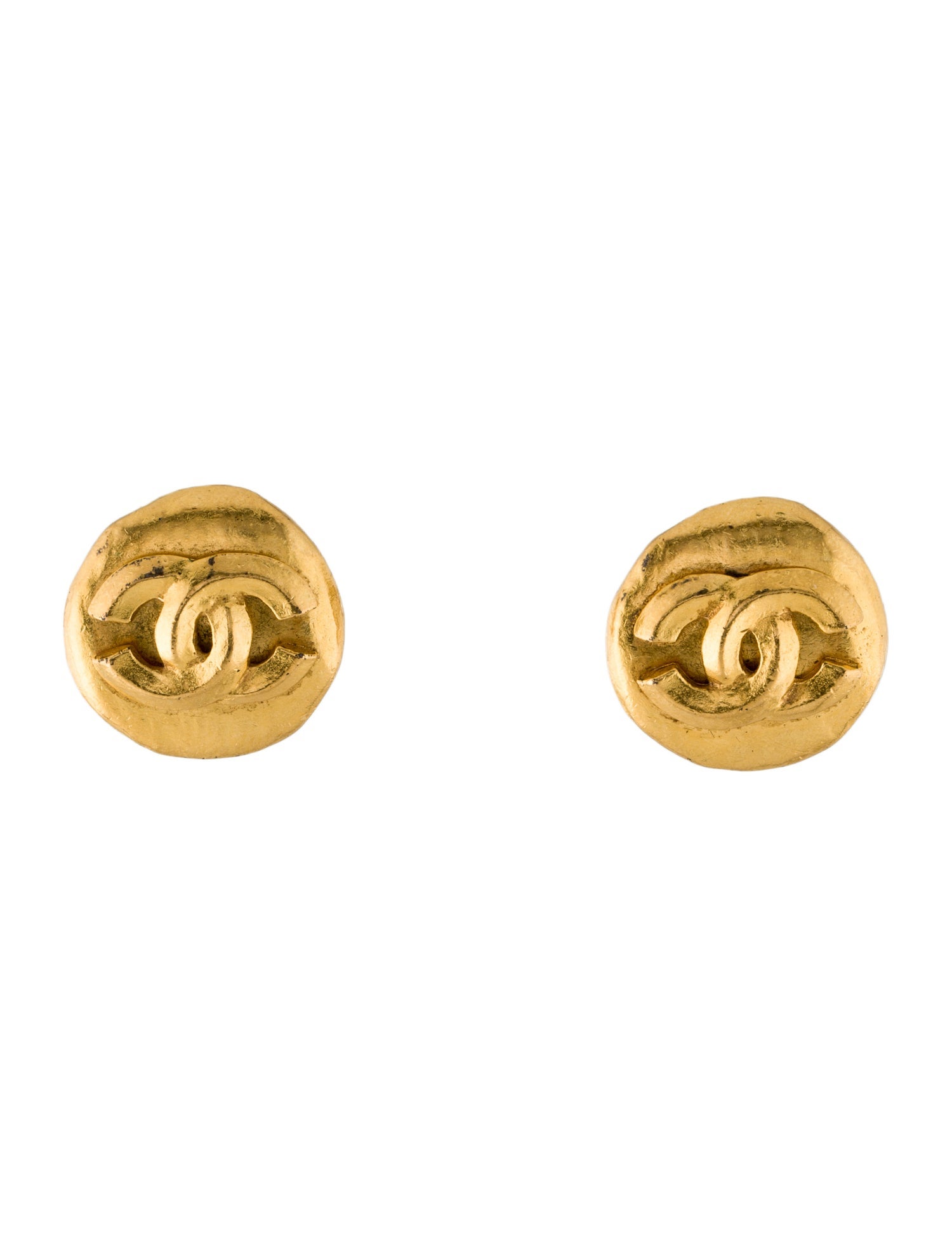 Chanel Vintage CC Clip-On Earrings