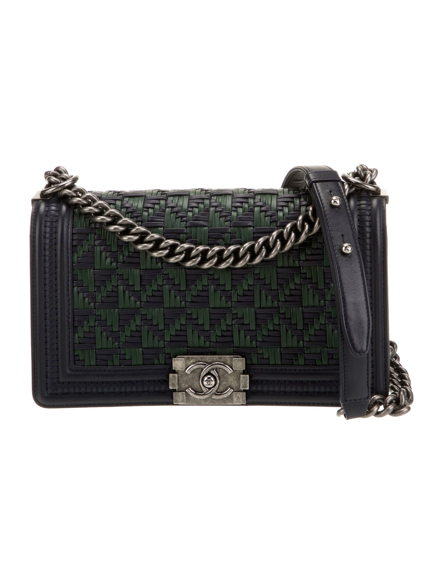 Chanel Medium Woven Boy Bag