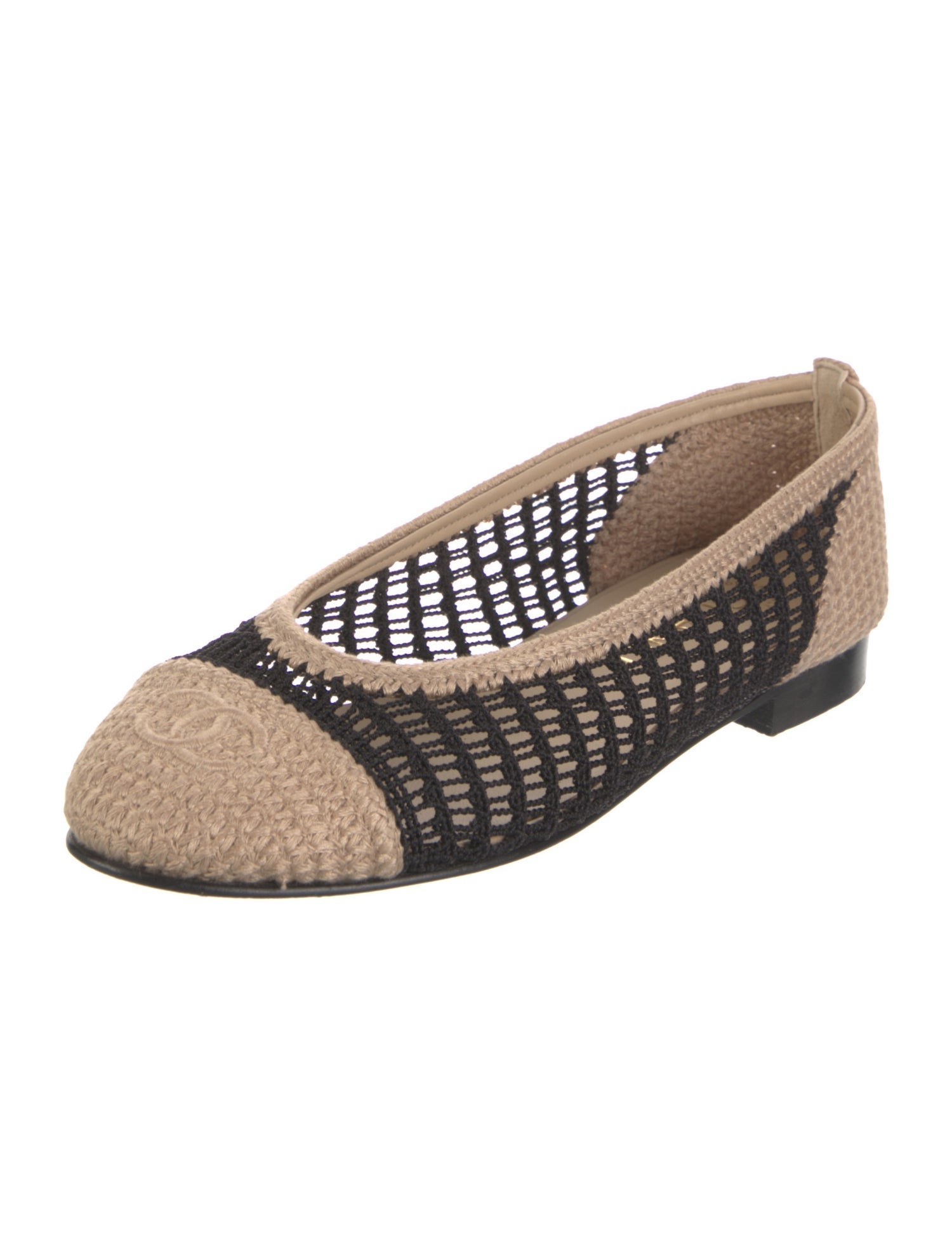 Chanel 2025 Interlocking CC Logo Flats