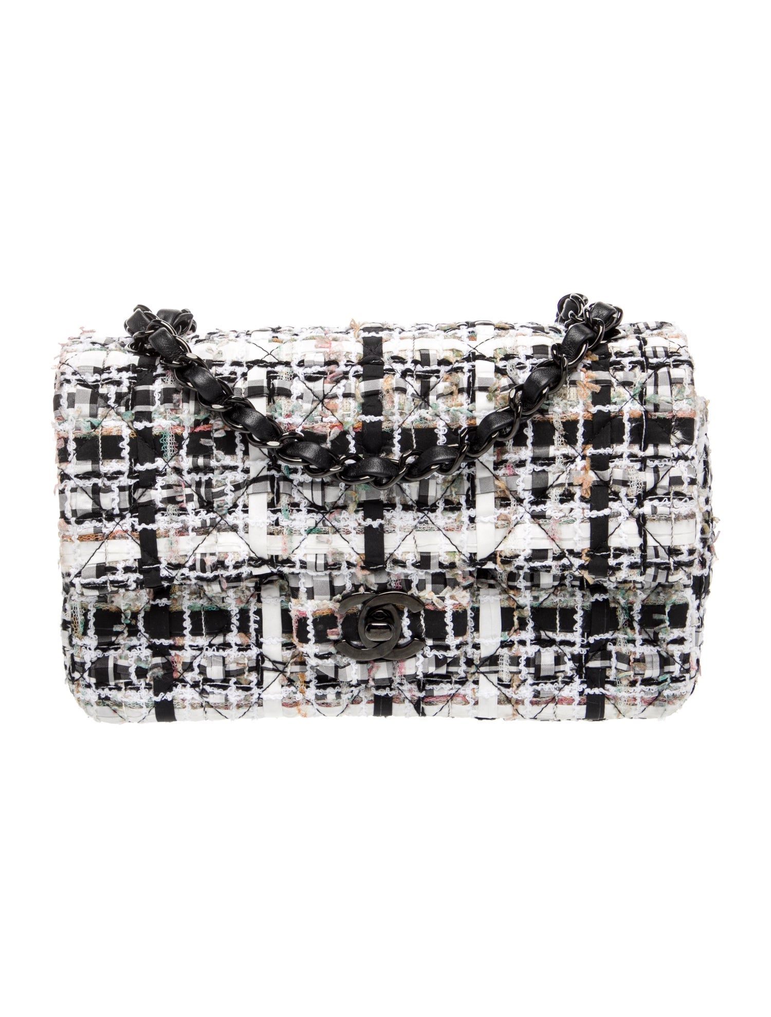 Chanel Mini Rectangular Tweed Flap Bag
