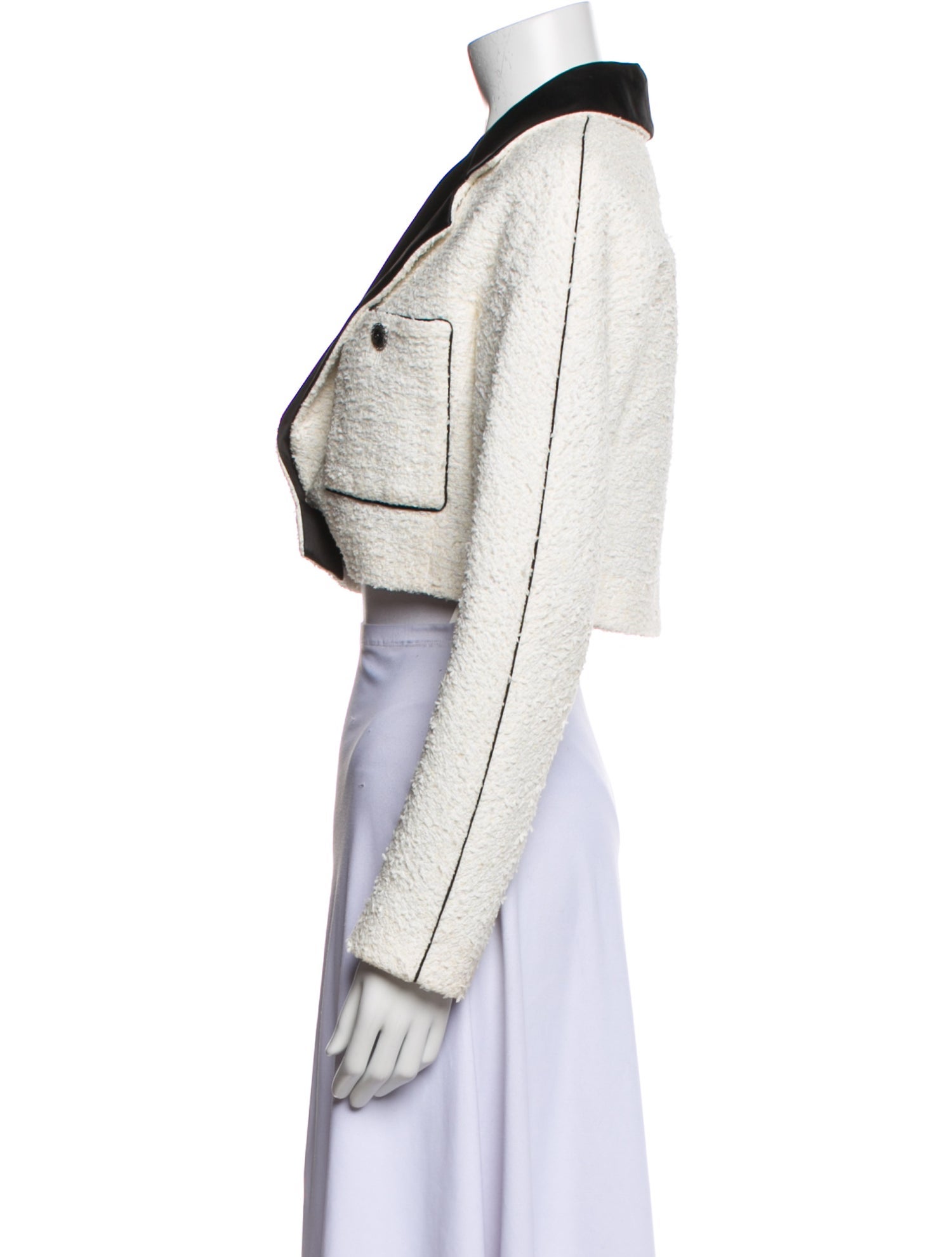 Chanel 2022 Colorblock Pattern Bolero