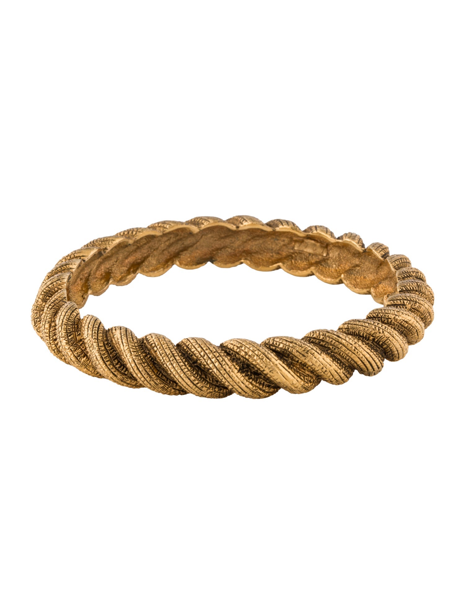 Chanel Vintage Twist Bangle Bracelet