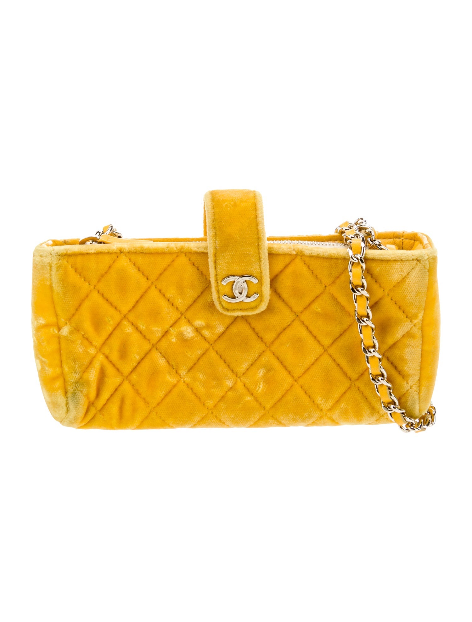 Chanel Velvet O-Phone Holder Crossbody