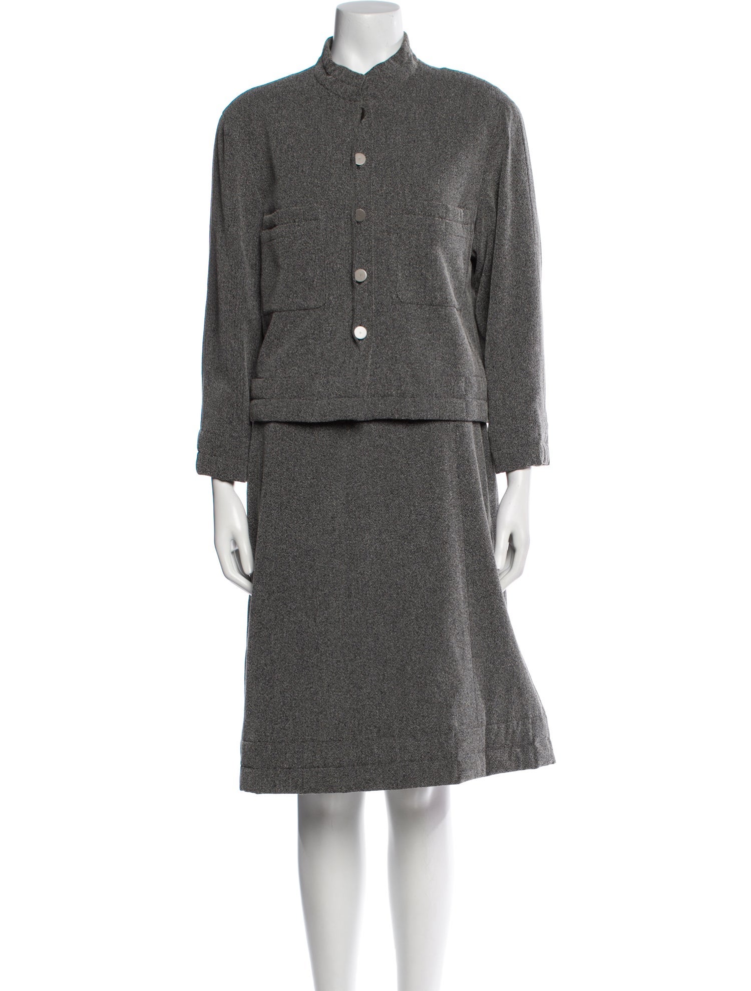 Chanel 1999 Printed Skirt Suit