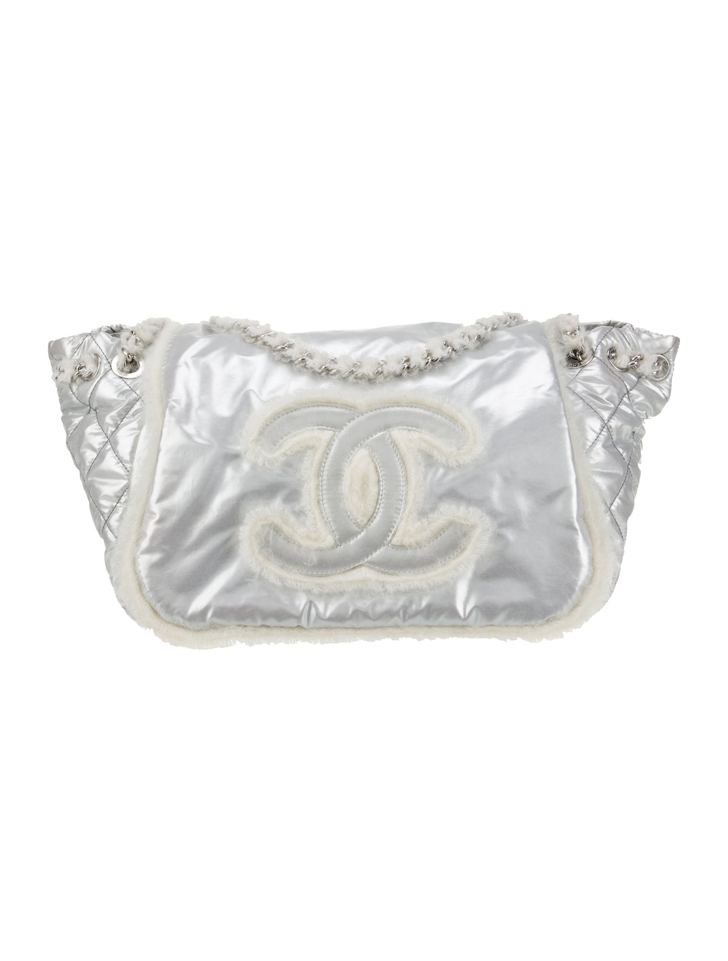 Chanel XL Polar Accordion Flap Bag