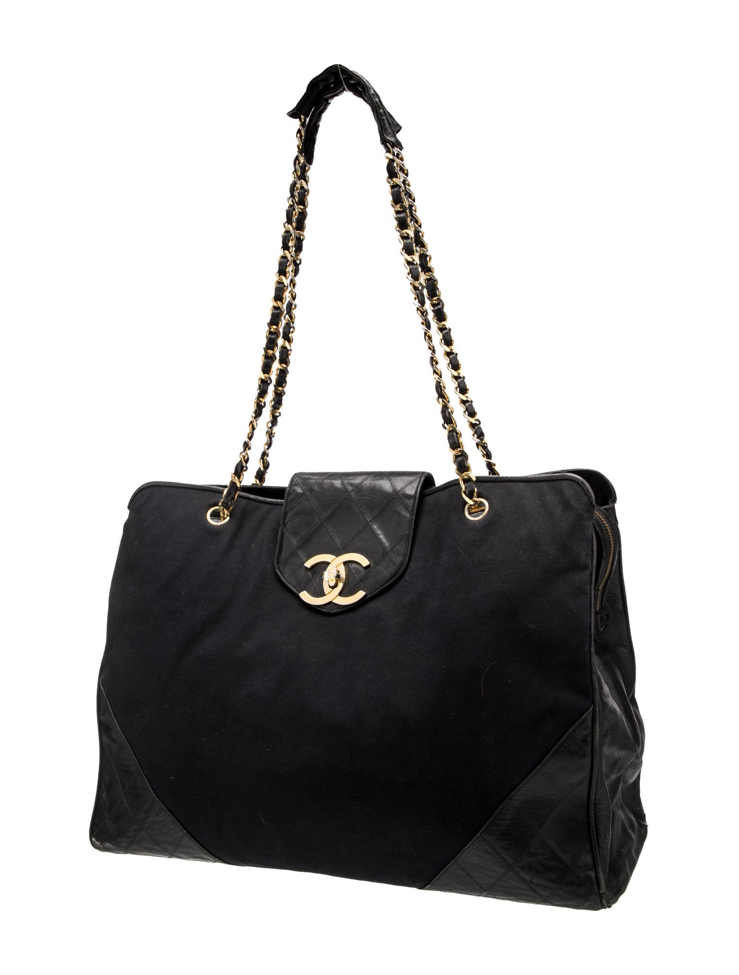 CHANELバック CHANEL Pre-Owned 2020 Medium Crochet Calfskin 19 Flap Satchel