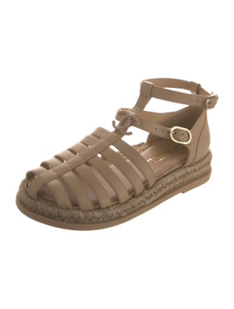 Chanel 2024 Interlocking CC Logo Gladiator Sandals