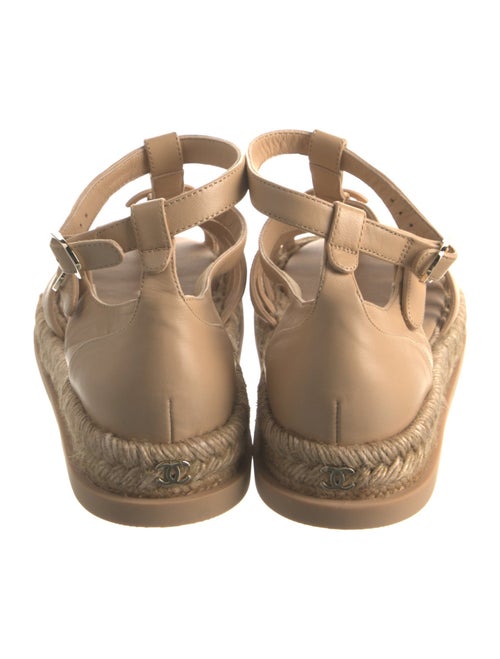 Chanel 2024 Interlocking CC Logo Gladiator Sandals