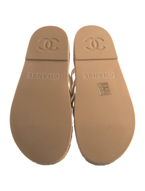 Chanel 2024 Interlocking CC Logo Gladiator Sandals