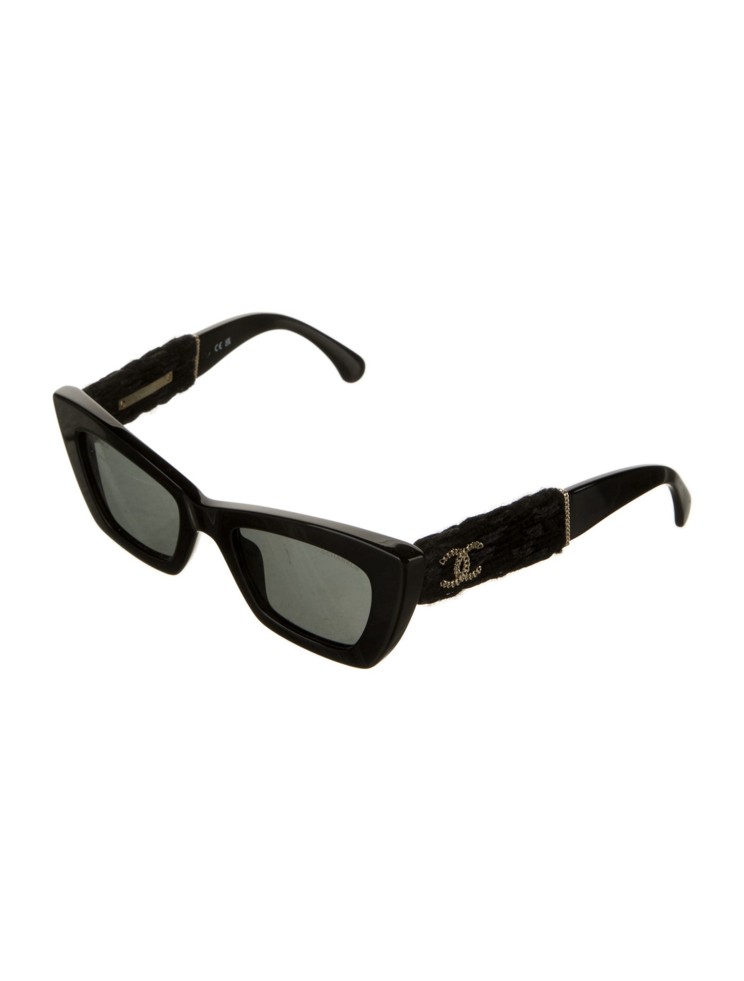 Chanel Interlocking CC Logo Cat-Eye Sunglasses