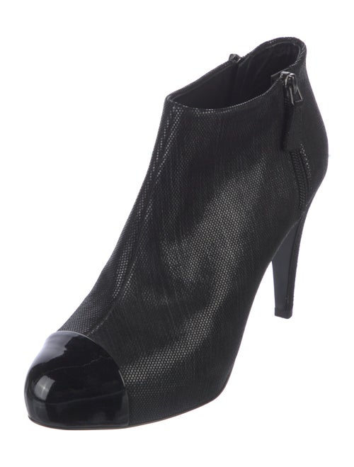 Chanel Interlocking CC Logo Canvas Boots