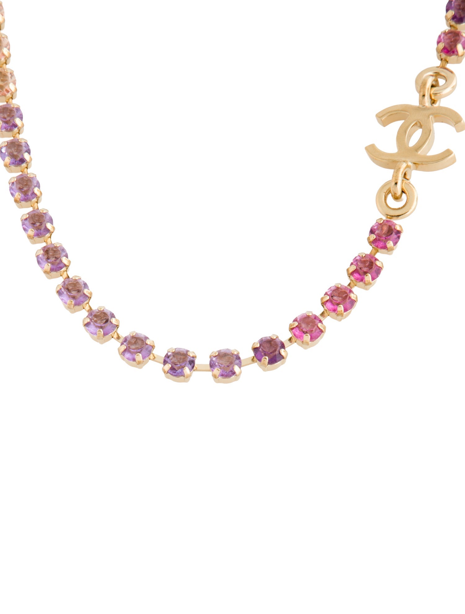 Chanel 2024 Strass CC Choker Necklace