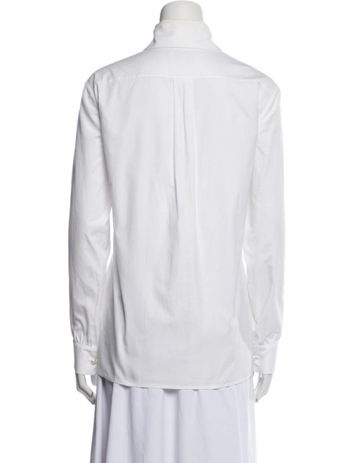 Chanel 2017 Long Sleeve Button-Up Top