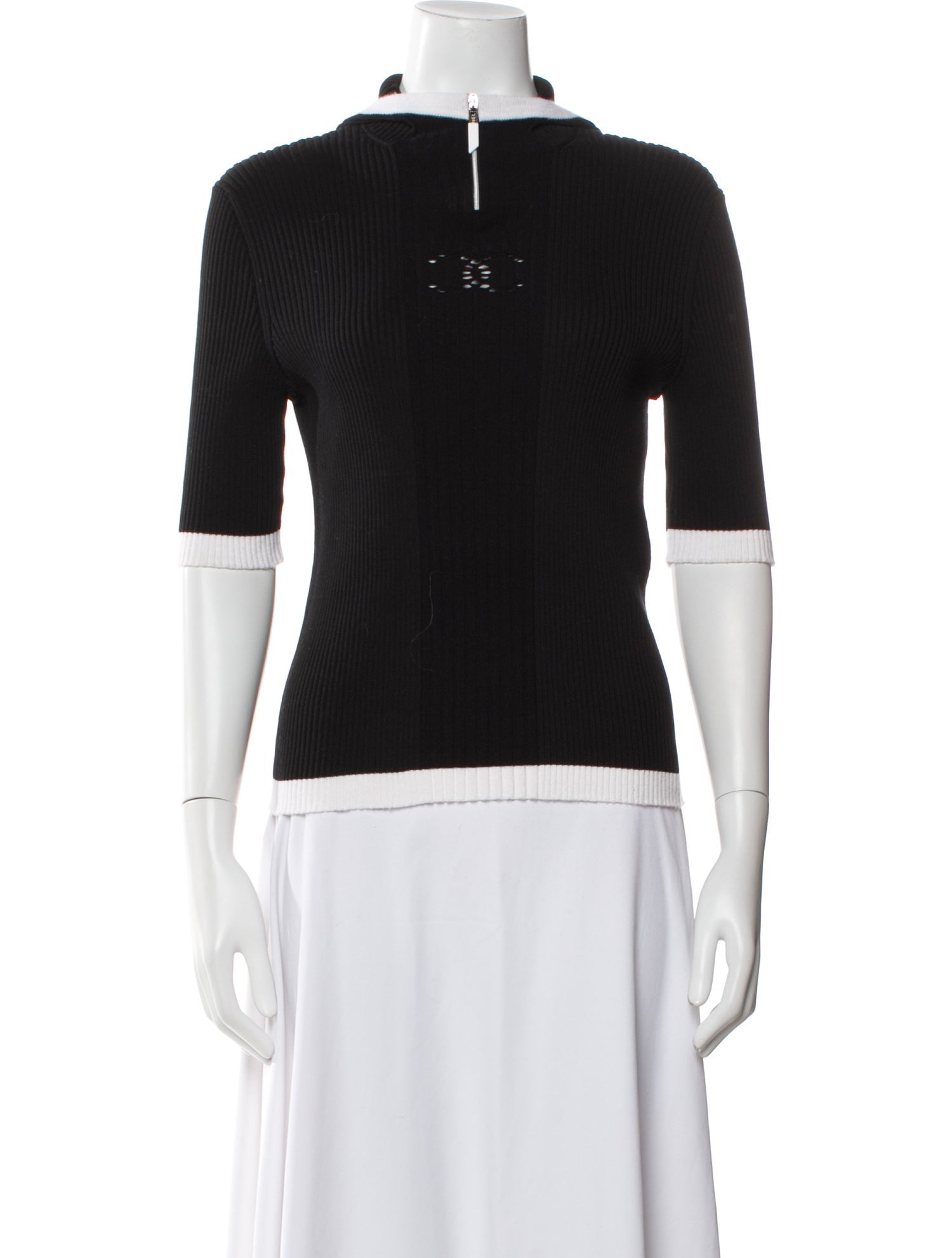 Chanel 2025 Mock Neck Sweater