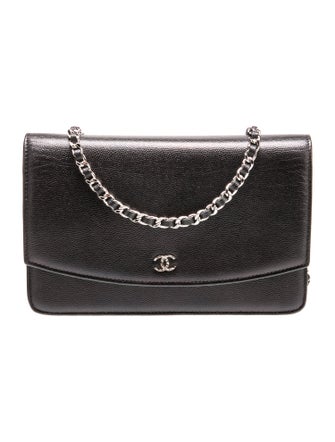 Chanel Brilliant Sevruga Wallet On Chain