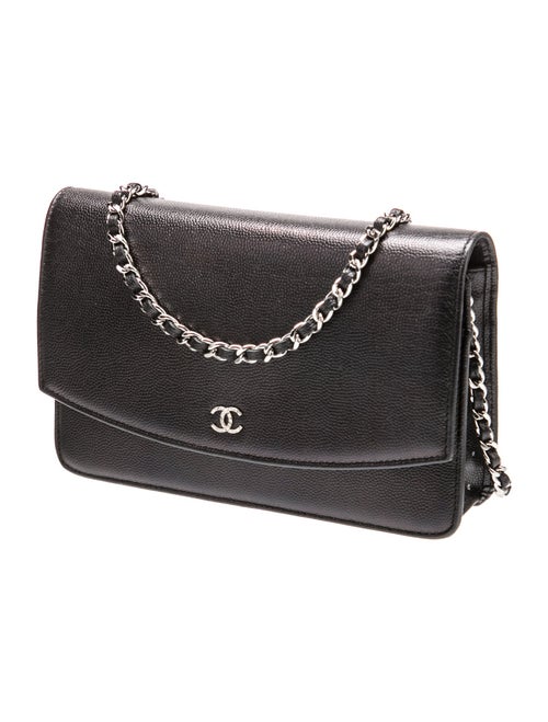 Chanel Brilliant Sevruga Wallet On Chain
