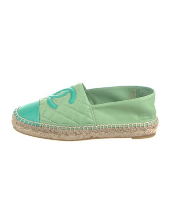 Chanel 2020 Interlocking CC Logo Espadrilles
