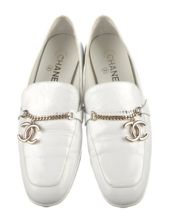 Chanel 2024 Interlocking CC Logo Loafers