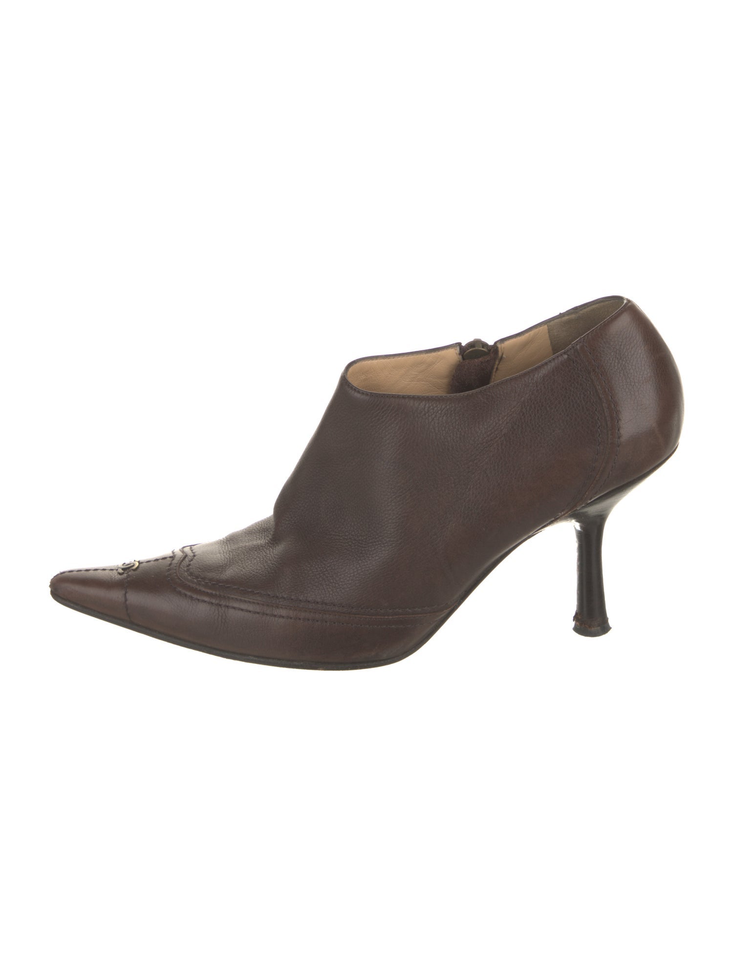 Chanel Vintage Interlocking CC Logo Boots