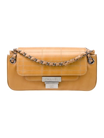 Chanel Push Lock Accordion Flap Bag