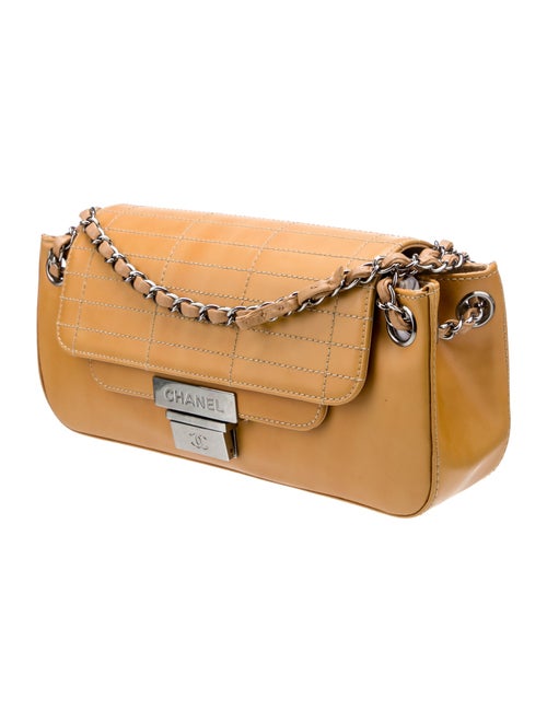 Chanel Push Lock Accordion Flap Bag