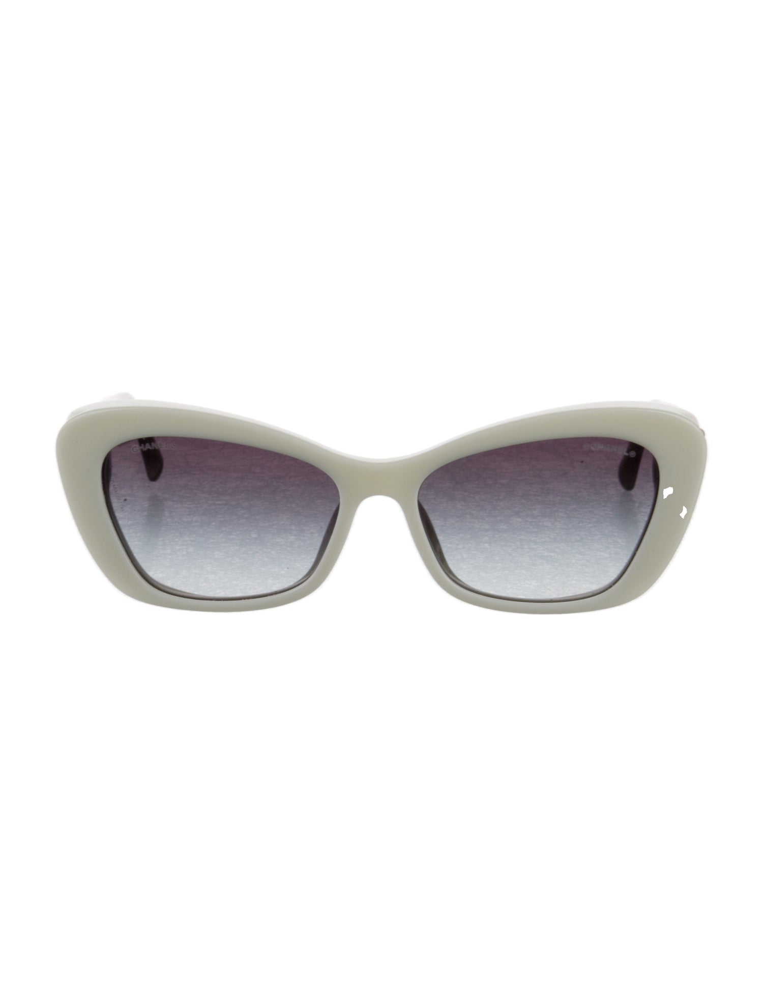 Chanel Interlocking CC Logo Cat-Eye Sunglasses