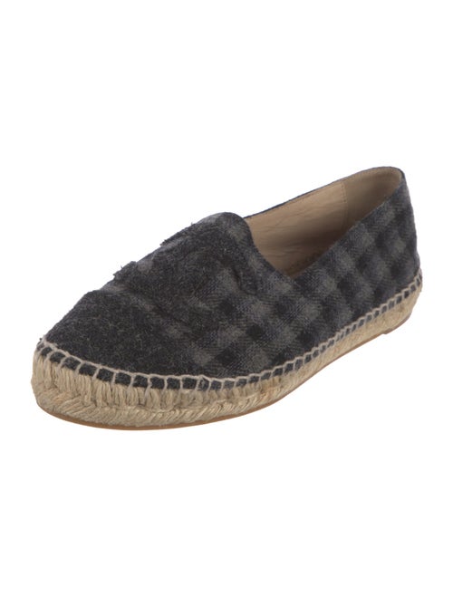 Chanel Interlocking CC Logo Wool Espadrilles