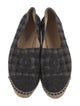 Chanel Interlocking CC Logo Wool Espadrilles