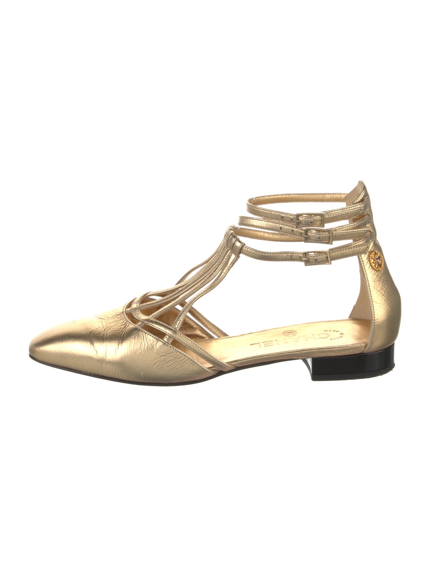 Chanel 2019 Interlocking CC Logo Flats