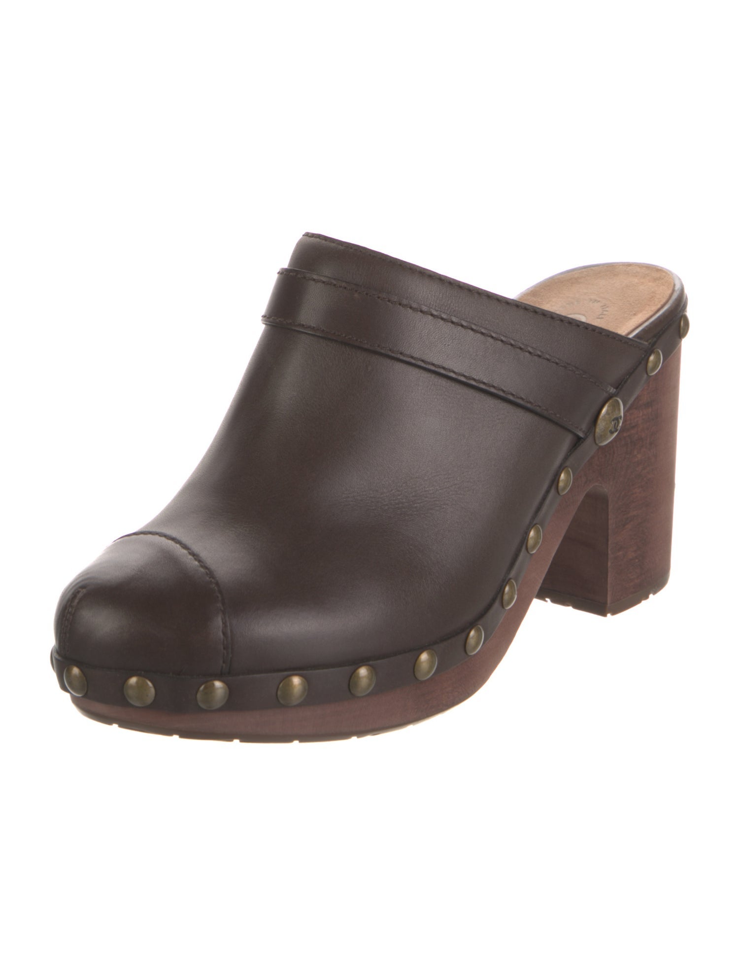 Chanel 2010 Interlocking CC Logo Mules