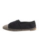 Chanel Interlocking CC Logo Canvas Espadrilles