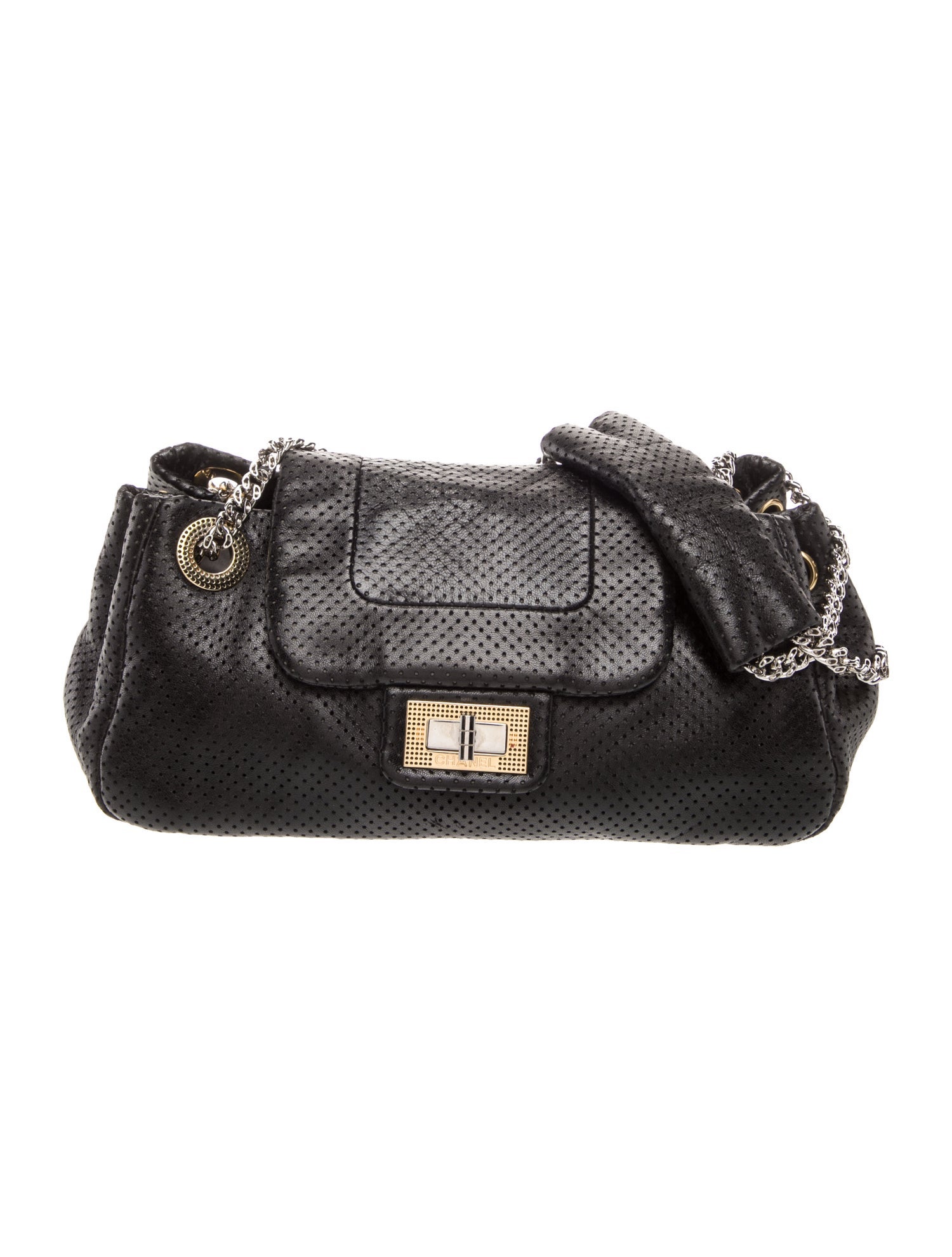 Chanel Perforated Drill Accordion Flap Bag