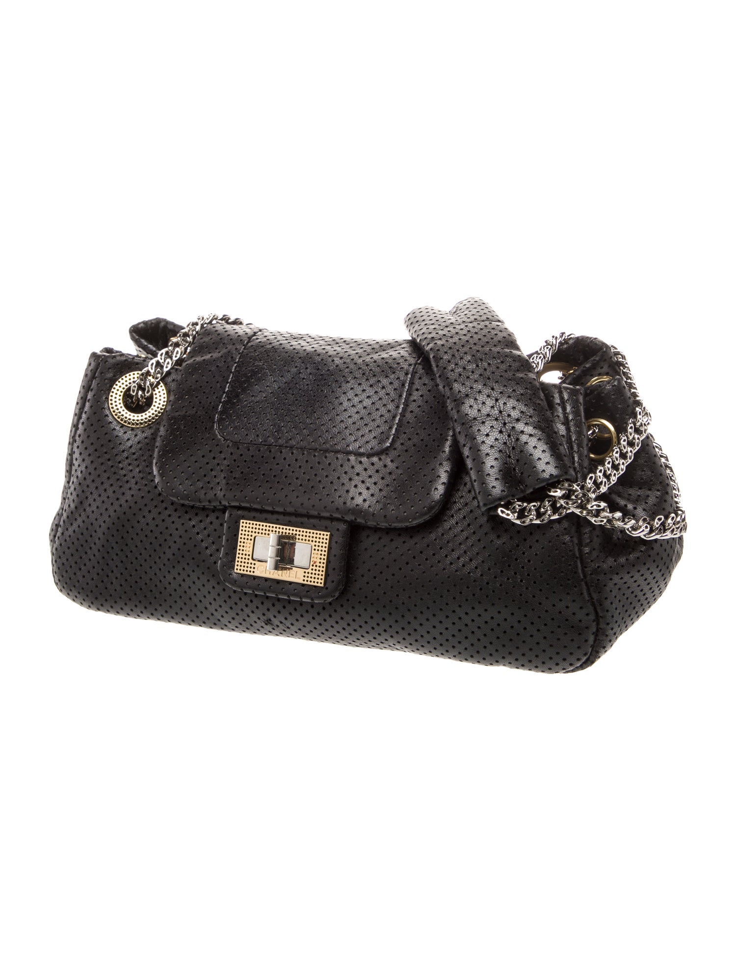 Chanel Perforated Drill Accordion Flap Bag