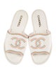 Chanel 2021 Interlocking CC Logo Slides