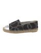 Chanel Interlocking CC Logo Tweed Espadrilles