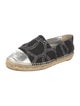Chanel Interlocking CC Logo Tweed Espadrilles